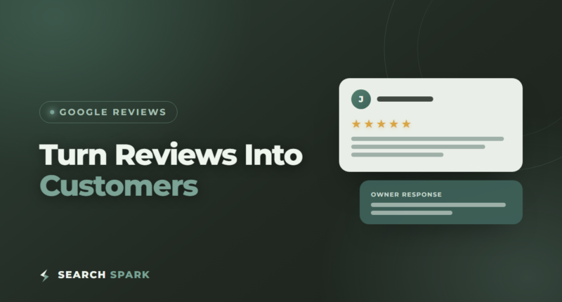 Google review card showing five stars and an owner reply, representing a local business review strategy